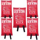 Cobertor de incêndio Inf-Way Emergency para casa e cozinha 1,2 x 1,2 m