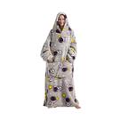 Cobertor De Inverno Unissex Oversized Com Capuz, Macio E Quente, Em Fleece Sherpa Com Mangas Para Cobertor De Inverno Unissex Oversized Com Capuz, Macio E Quente, Em Fleece Sherpa Com Mangas Para