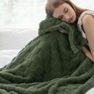 Cobertor de Lã Bedsure Bronze Verde 130x150cm - Para Sofá