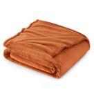 Cobertor de lã Bedsure Burnt Orange Mango 300GSM