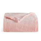 Cobertor de Lã Bedsure Rosa - 300GSM - Macio e Leve - Tamanho Twin XL