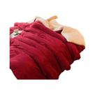 Cobertor De Lã Dupla Face Tamanho Queen, Quente Para O Inverno, Colcha Para Camping