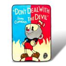 Cobertor de lã JUST FUNKY Cuphead Don't Deal with The Devil