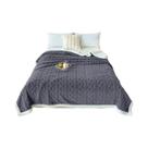 Cobertor De Lã Quente E Macio Em Veludo De Cordeiro Para Cama, Sofá E Soneca No Escritório Cobertor De Lã Quente E Macio Em Veludo De Cordeiro Para Cama, Sofá E Soneca No Escritório