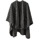 Cobertor de lã vestível Royoliving Fuzzy Sherpa com bolsos Cobertor de lã vestível Royoliving Fuzzy Sherpa com bolsos