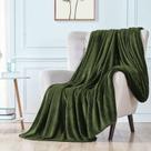 Cobertor de lã Walensee Plush Throw Queen Size 230x230cm Olive Cobertor de lã Walensee Plush Throw Queen Size 230x230cm Olive