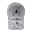 Cobertor de Microfibra com Capuz PAPI Friends - Coala - 1,10m x 90cm Cobertor de Microfibra com Capuz PAPI Friends - Coala - 1,10m x 90cm