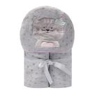 Cobertor de Microfibra com Capuz PAPI Friends - Gatinhas - 1,10m x 90cm Cobertor de Microfibra com Capuz PAPI Friends - Gatinhas - 1,10m x 90cm