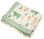 Cobertor de musselina Farmer Mani Floral Bear 110x115cm