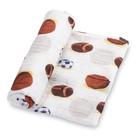Cobertor de musselina LollyBanks 120x120 cm de algodão macio