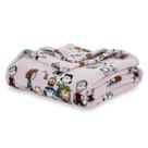 Cobertor de pelúcia Berkshire Blanket Peanuts VelvetLoft Snoopy Lilac