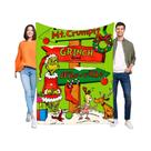 Cobertor De Pelúcia Leve E Macio Com Tema Grinch Para Cama E Sofá, Presente De Feriado Para Crianças Cobertor De Pelúcia Leve E Macio Com Tema Grinch Para Cama E Sofá, Presente De Feriado Para Crianças