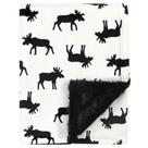 Cobertor de pelúcia para bebês Hudson Baby Moose 76x102 cm macio