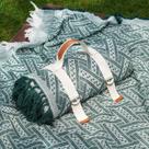 Cobertor de piquenique Genovega 2 em 1 203x203 cm impermeável dobrável