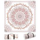 Cobertor de piquenique impermeável FLY SPRAY 203x203 cm rosa