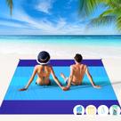 Cobertor de praia BYDOLL impermeável de grandes dimensões à prova de areia 3x2,7m