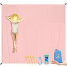 Cobertor de praia de nylon BYDOLL impermeável 198x280 cm de tamanho grande Cobertor de praia de nylon BYDOLL impermeável 198x280 cm de tamanho grande