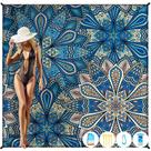Cobertor de praia Famstar Oversize 198x206cm impermeável Cobertor de praia Famstar Oversize 198x206cm impermeável