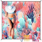 Cobertor de praia HIHOHO impermeável à prova de areia 200x210cm