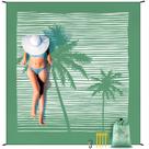 Cobertor de praia HIHOHO impermeável à prova de areia 200x211cm