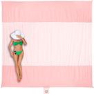 Cobertor de praia WEKAPO Sandproof Extra Grande Rosa 2,8x3m