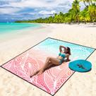 Cobertor de praia WIWIGO impermeável à prova de areia 180x200cm para 2-8 adultos