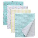 Cobertor de recebimento de bebês Gina Era 4 peças 76x76 cm 100% algodão