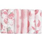 Cobertor de recepção GLLQUEN BABY Muslin Cotton, pacote com 6