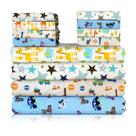 Cobertor de recepção para bebês Omilion, pacote com 4, 76 x 76 cm de algodão Cobertor de recepção para bebês Omilion, pacote com 4, 76 x 76 cm de algodão