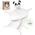 Cobertor de segurança Momcozy Loveys para bebês de algodão 35 cm branco Cobertor de segurança Momcozy Loveys para bebês de algodão 35 cm branco