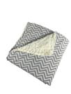 Cobertor de Sherpa Estampado G - Chevron