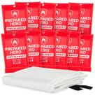 Cobertor de supressão de incêndio preparado para Hero Emergency 40x40cm, pacote com 12