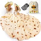 Cobertor de Tortilha Zulay Giant Dupla Face - Flanela 150cm, 285 GSM