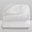 Cobertor Donna Laço Bebê 100x75 cm Lã com Sherpa Cobertor Donna Laço Bebê 100x75 cm Lã com Sherpa