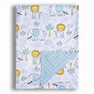 Cobertor Donsonny 76x102 cm Soft Minky Elephant Print