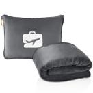 Cobertor e travesseiro de viagem EverSnug Premium Soft Grey