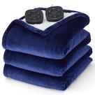 Cobertor Elétrico Bedsure Queen Size com Controle Duplo - Azul Cobertor Elétrico Bedsure Queen Size com Controle Duplo - Azul