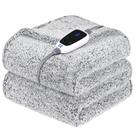 Cobertor elétrico Sealy Heated Throw 127x152cm Sherpa Charcoal