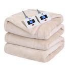 Cobertor elétrico Sealy King Size Flannel 100x90cm Bege