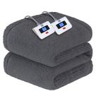 Cobertor elétrico Sealy Queen Size Dual Control Cinza Escuro