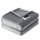 Cobertor elétrico Throw SEALY Flannel Aquecido 50x60 cm