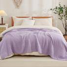 Cobertor EMME Cotton King Size 108x90cm, leve, lavanda
