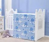 Cobertor etruria baby flannel baby urso azul 0,90cm x 1,10m