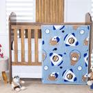 Cobertor Etruria Bonno Baby Azul Astronauta Cobertor Etruria Bonno Baby Azul Astronauta