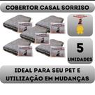 Cobertor Fibran Do Brasil Sorriso De 1.9m X 1.7m Kit com 5 uni