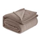 Cobertor Fleece Bedsure Queen Size - Marrom Mocha