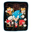 Cobertor Franco Sonic The Hedgehog Kids Soft Plush Sherpa