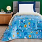 Cobertor Grosso Solteiro Estampado Mundo Kids Dupla Face Super Fofinho