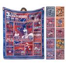 Cobertor HTAPCHLY Chicago Baseball City Team Color Plush Cobertor HTAPCHLY Chicago Baseball City Team Color Plush