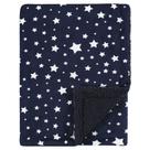 Cobertor Hudson Baby Plush Mink Sherpa Navy Star 76x102cm
